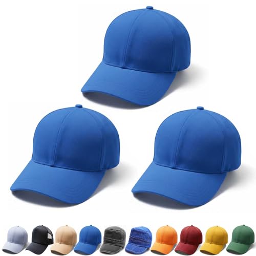 Image of SAI PRASEEDA Cotton Unisex Plain Baseball Caps for Men and Women | Adjustable Size |Casual Headwear for Daily Use and Outdoor Wear
