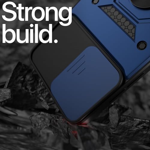 Image of AIBEX Back Cover for Oppo Reno 14 Pro 5G | D10 Tough Armor Case | Sliding Camera Shield | 360 Protection | Kickstand Ring Holder | Military-Grade Shockproof Bumper Case