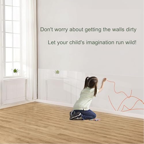 Image of WALLFLY-India Clear Solid Wall Protective Film, Transparent Static Cling PVC Stickers For Kitchen & Office From Bin, Chair Back, Furniture, Door, Household Cupboard Covering Sheet Film 2 Ft X 6.6 Ft