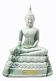 BUDDHO Buddha overcoming Temptations Posture 9" H. Tanjai Thai Buddha Statue for Home Decor Living R