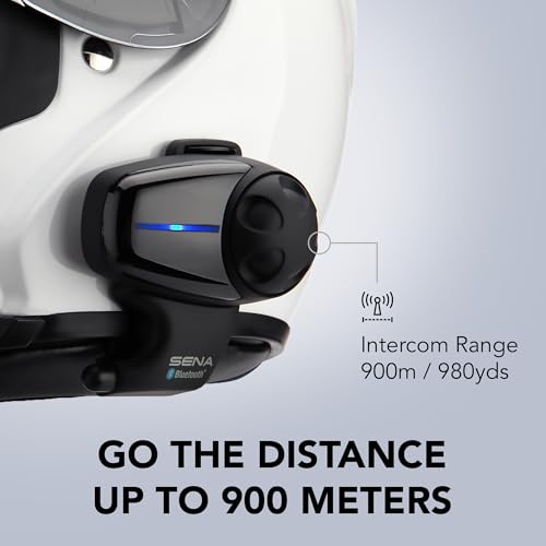 Image of Sena SMH10-10 Motorcycle Bluetooth Headset /Intercom Communication System (Single)