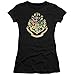 Camisetas de manga corta para hombre y mujer patrón interesante Hogwarts Logo Juniors camiseta pegatinas