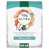 Nutro Ultra Senior Dry Dog Food with a Trio of Proteins from Chicken, Lamb and Salmon, 30 lb. Bag