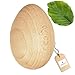 Produktbild HOFMEISTER® Holz-Ei, Stopfei, Bastel-Osterei & Hühner-Nest-Ei, zum Stopfen von Löchern, schützt die Finger, zum Bemalen oder für Legehennen, 100% Naturprodukt aus EU Buchen-Holz, 6 cm