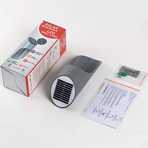 Mobestech 1Pc 3000K Luz Quente de Energia Solar Sensor de Luz Óptica para Lâmpada de Parede Externa