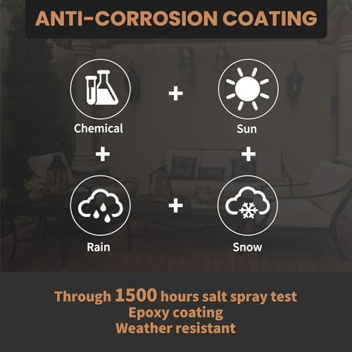Image of Wood Screws 1 Inch, FIXLINK Deck Screws #8 x 1, 150 PCS, Epoxy Coated, T25 Star Bit Above 1500 Hour Salt Spray Coating Outdoor Decking Screws Excellent Rust Resistant for Wood Fence, Brown