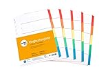 IDEALES FORMAT – 223 x 297 mm je Register-Blatt, perfektes Maß zur Ordnung von Dokumenten mit farblicher Unterscheidung bis DIN-A4 Format