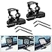 DSkoiph 2X LED Light Bar Mounting Bracket Adjustable Vehicle Pillar Hood Lighting Mount Clamp Holder with Hex Wrenches Metal Structure Bracket Column Universal Car Accessories