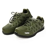 タルテックス 安全靴 軽量 スニーカー AZ-51664 306az51664 26.0 25カーキ