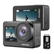AKASO Brave 7 Action Camera, IPX8 Waterproof Native 4K 20MP WiFi Cam with Touch Screen EIS 2.0 Zoom Support External Mic…