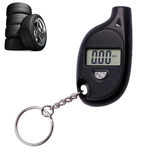 Tire Pressure Gauge,Digital Tire Pressure Gauge 150 PSI 4 Settings for Car Truck Bicycle Bike,car tire Pressure Gauge,Digital tire Pressure Gauge,tire Pressure Gauge for Cars(Black)
