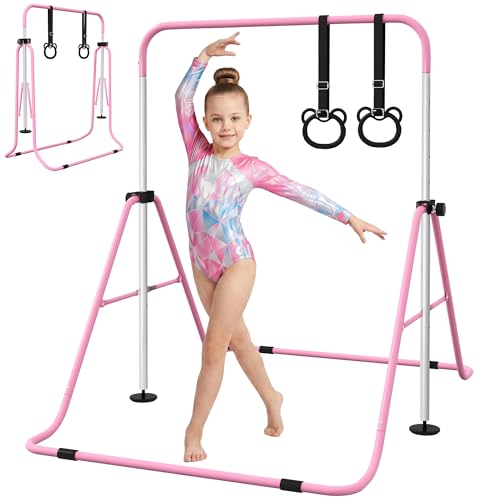 HOMCOM Sbarra Ginnastica Artistica da Casa Pieghevole per Bambini 3+