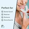 Retainer Cleaner and Soak Container, No-Mess Cleaning Tablets with Universal Denture Bath Case and Strainer, Multipurpose, for Mouth Guard Stains, Odor, and Plaque (92 Tablets + 1 Bath) by M3 Naturals #3