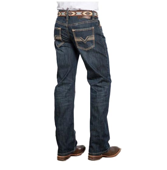 Rock & Roll Double Barrel Straight Bold V Straight Jeans