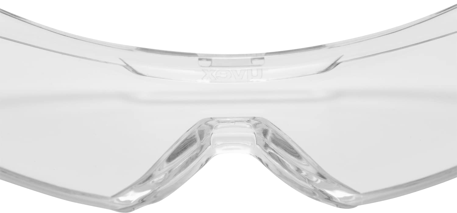 Uvex Gafas protectoras i-lite para trabajo y laboratorio, gafas de patillas ajustables