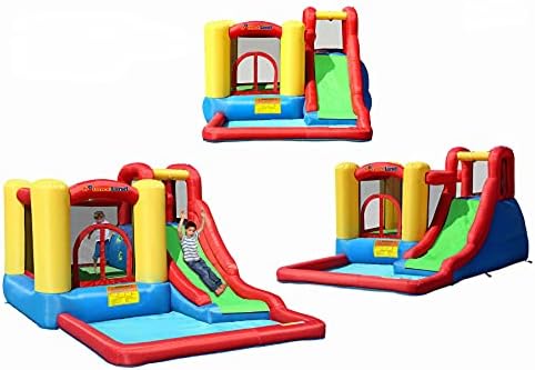 Amazon.com: Bounceland Jump and Splash Adventure Bounce House ...