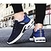 XJYPUU2 Breathable Mesh Sneakers Fashion Lace Up Running Shoes Comfortable Non Slip Gym Work Sport Shoes for Everyday Wear Blue