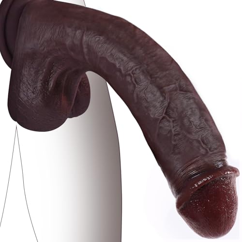 PRONFANS 27.5CM Realistischer Dildo Klassische Dildos Mit Starkem Saugnapf Sexspielzeug Analdildo Perfekt Echte Adern Und Erhabene Hoden Echte Penisnachbildung Sex Toy