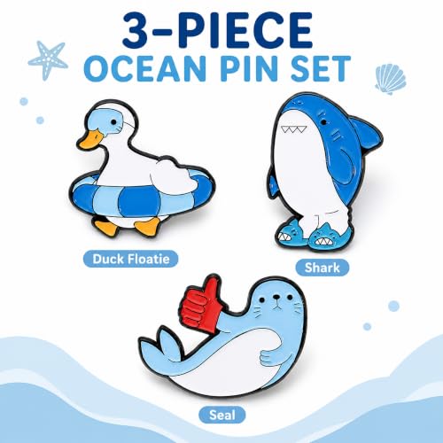 Image of 5Pcs Cute Coffee Cat Sloth Enamel Pin Set Cartoon Animal Coffee Cup Brooch Badges, Funny Lapel Pins for Backpacks, Jackets, Bags, Coffee Lover Gift