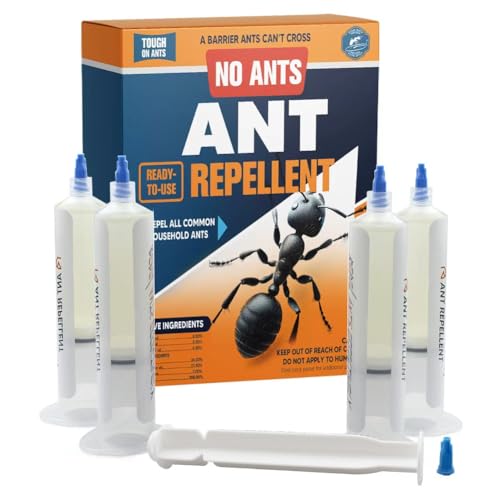 NCSIFDD Ant Repellent Indoor, Ant Away for Home and Kitchen, Helps Keep Sugar and Black Ants Away, Ready-to-Use, Family & Pet Friendly – 4 Pcs