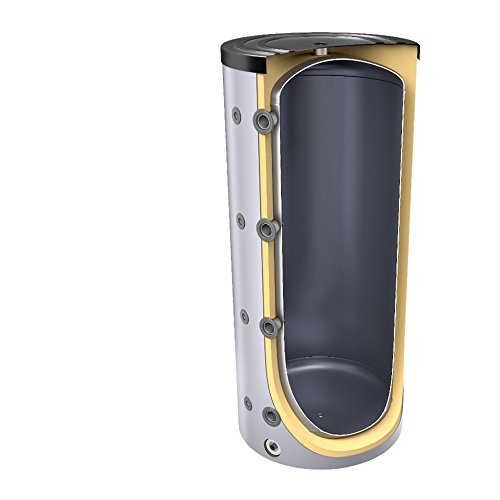 200 Liter Pufferspeicher/ Heizungsspeicher- Warmwasserspeicher für Heizungswasser, Energieeffiziensklasse B, ohne Wärmetauscher, inkl. Isolierung. Für Trinkwasser siehe emaillierte EWS8B Reihe