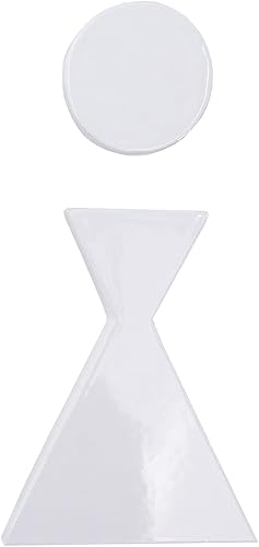 Miniatura 5 de Letrero de baño para negocios - Baño para hombres - Baño de mujer - Señales de baño de metal - Fácil de instalar