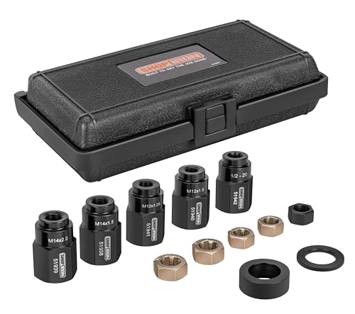 Shop Iron 51937 12-Piece Wheel Stud Installation and Rethread Kit For use with 1/2-20 M12 x 1.25 M12 x 1.5 M14 x 1.5 & M14 x 2.0 Button Head Wheel Studs