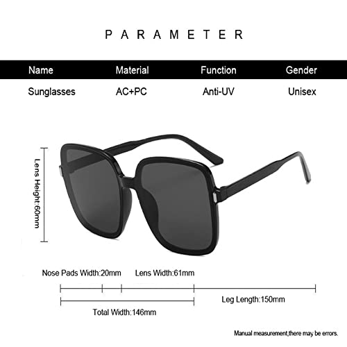 HMRGLMIE-Fashion Designer Sunglasses Woman Retro Vintage Gradient Sun Glasses Female Clear Lens Black White Oculos De Sol3