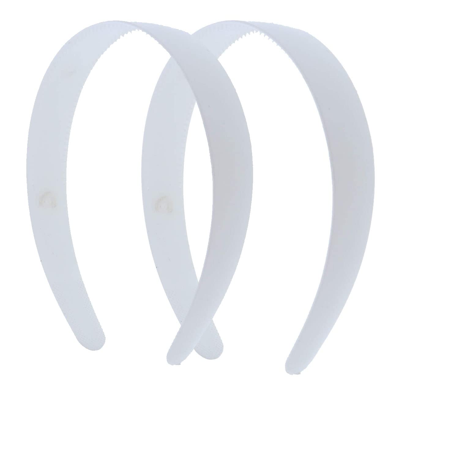 ASG White 1 Inch Plastic Hard Headband with Teeth Head band Women Girls Hair Accessories - 2 Pcs (B0BHQQRBL6) Amazon Price History, Amazon Price Tracker