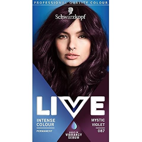 Schwarzkopf LIVE Mystic Violet Permanent Hair Dye Cover