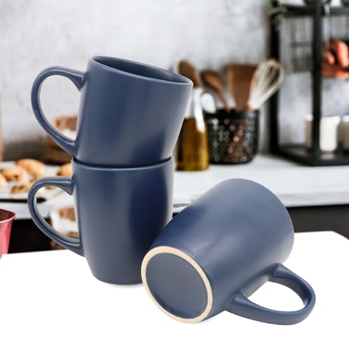 HOMD Coffee Cup Set 6-12oz Large Handle Ceramic Cup for Coffee Soup, Tea, Milk, Latte, hot Cocoa, Ladies - Image 4