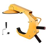 ATPEAM Wheel Lock Clamp, Heavy Duty Anti Theft Tire Lock, Adjustable Tire Clamp Boot for Parking Car Truck RV with Two Keys