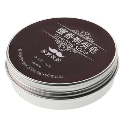 DRESSOOS Jabón De Afeitar Para Barba Barras De Jabón Para El Cuerpo Recambio De Jabón Para Brocha De Afeitar Jabón De Baño Para Hombres Barra De Jabón De Manos Cubo De Jabón Bálsamo Coffee