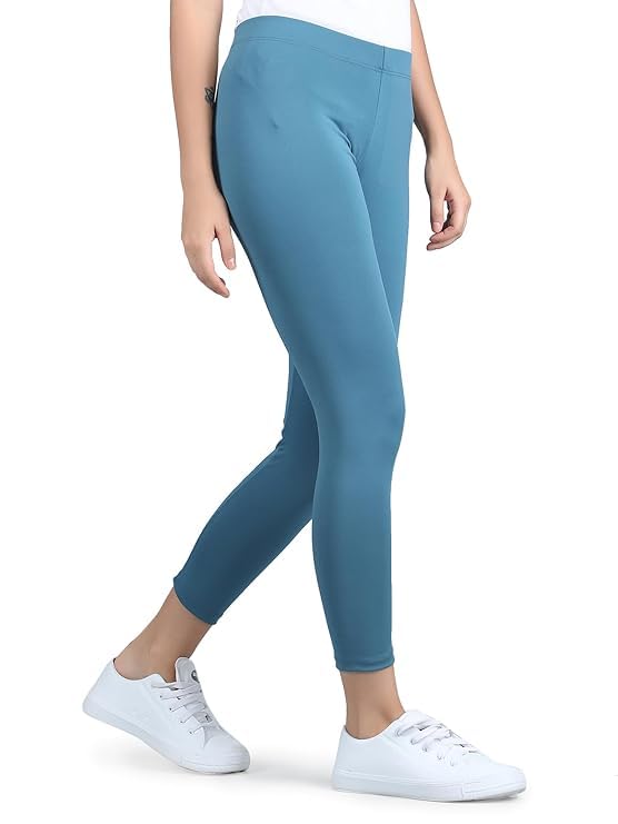 Image of Gym Jeggings for Women Gym Tights for Women Yoga Workout Leggings for Woman high Waist Tights for Woman Gym Yoga Workout Legging for Girls Lycra Fabric All Season Wear
