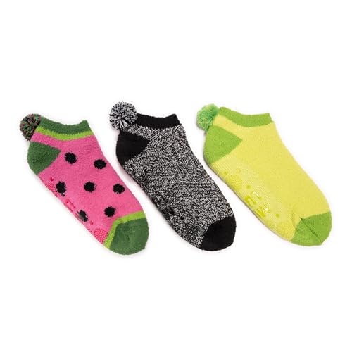 Image of MUK LUKS Women's Set of 3 Cozy Fruit Footies