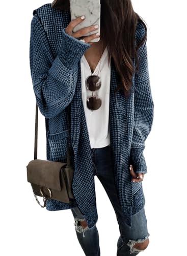 Sidefeel Women's Fall Winter Hooded Cardigan...