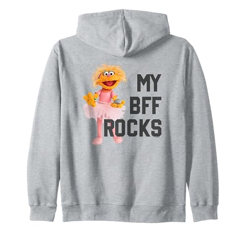 Zoe Sesame Street sweat zippé enfant en coton doux et coupe confort premium
