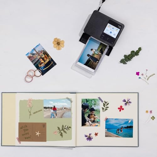 Image of Canon Selphy CP1500 Photo Printer Bundle (Black) with KP-108 Paper (108 Sheets) 3 Color Ink Cartridges & Tudak Cleaning Cloth - Wireless Compact Dye-Sub Printer Kit