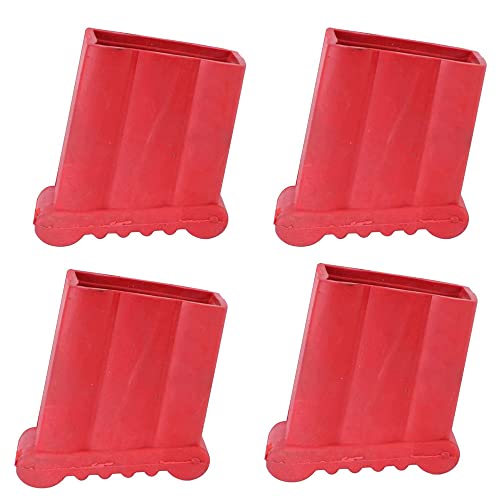 BDHI 4 Stück Leiter rutschfeste Füße Gummi Ersatz Trittleiter Füße Leiter Füße Abdeckungen für Verlängerungsleiter(D46-4)