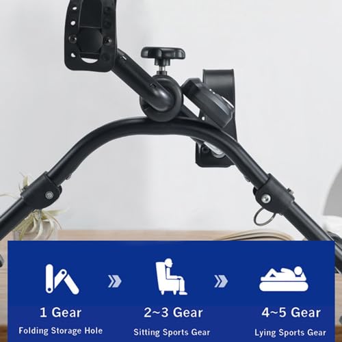 Pedal Exerciser bicicleta mini portátil con resistencia miniatura 7