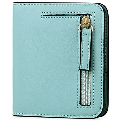 GAEKEAO Womens Wallet Small Leather Wallet for Women Bifold Card Holder RFID Blocking Ladies Wallet Mini Purse Pocket with ID Window2