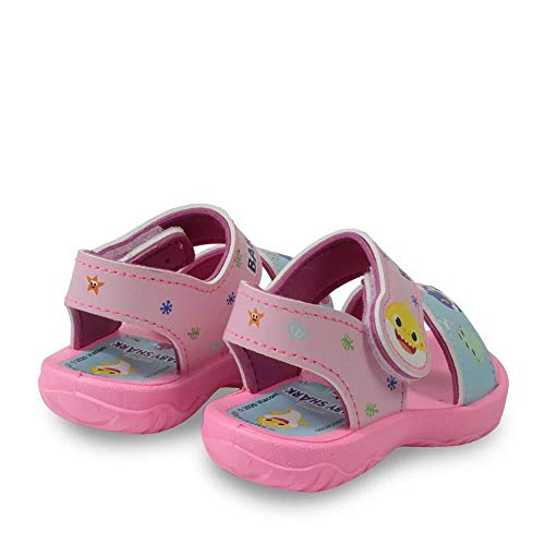Baby Shark Papete Sandalia Infantil Velcro Dance Tubarao