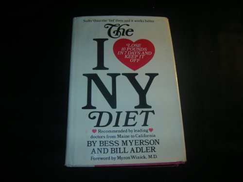 The I Love New York Diet 0688011020 Book Cover