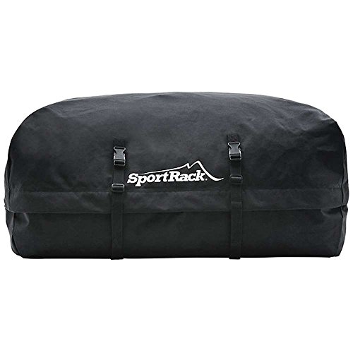 Atom 043 Car Roof Bag 9 Cubic Feet. Durable Water and Weather Resistant 600 Denier Coated Polyester. Heavy Duty RoofBag. Fits All Vehicle with Rack