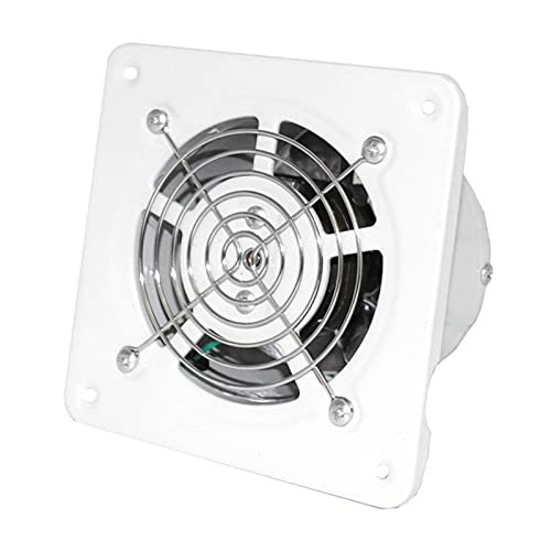 Exhaust Fan 4 Inch Exhaust Fan Dust Blower Kitchen Toilet Wall Window Tongue Axial Flow Fan Square Shape Ventilation Fan With Net Cover and Pull Valve Ventilation Fan miniatura 1