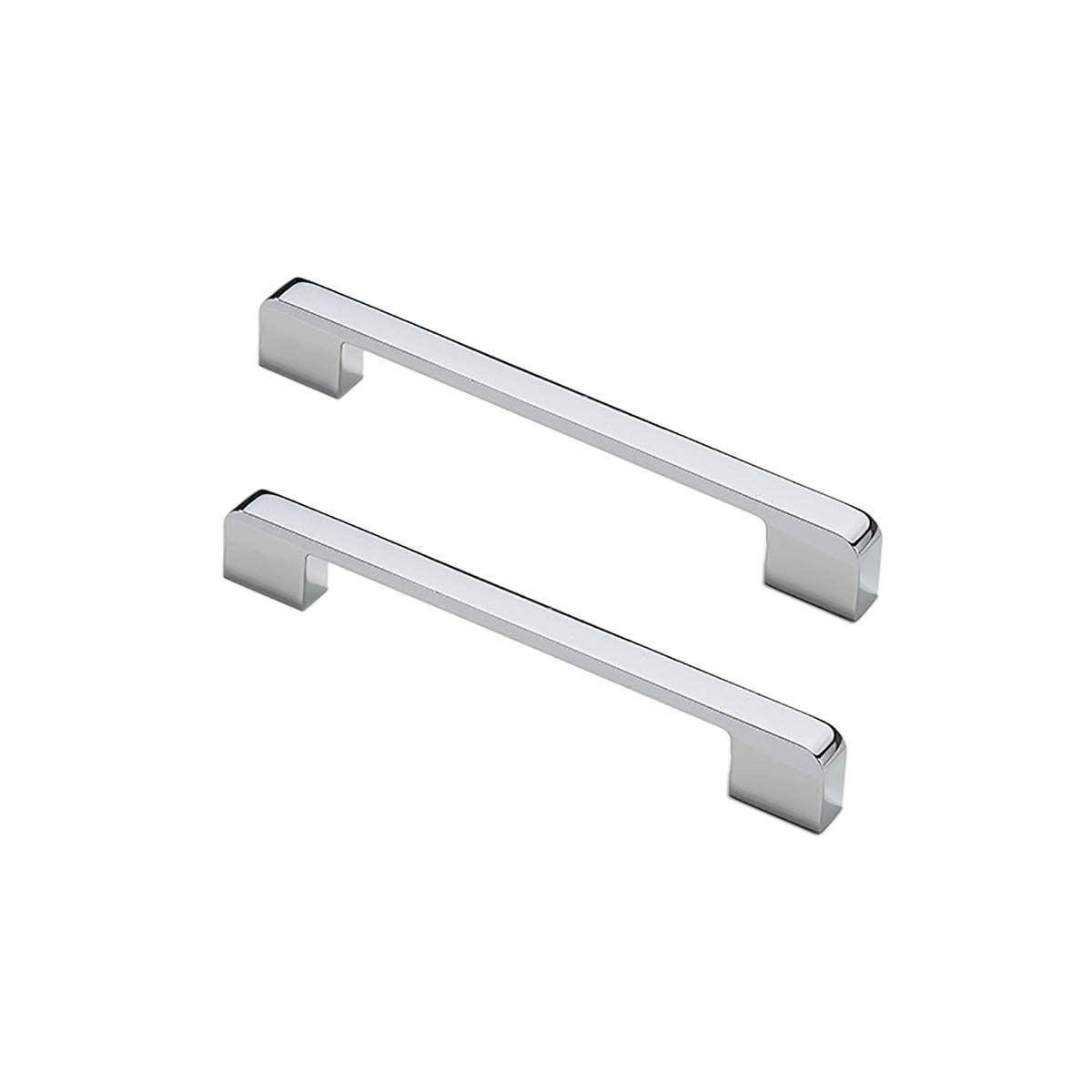 Poignées de porte 160mm alliage de zinc chromé brillant placard armoire cuisine