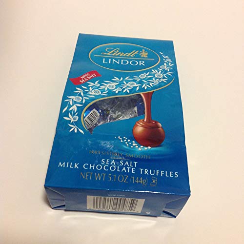 Image of Lindt Lindor Milk Chocolate Truffles Sea Salt 5.1oz(144g)