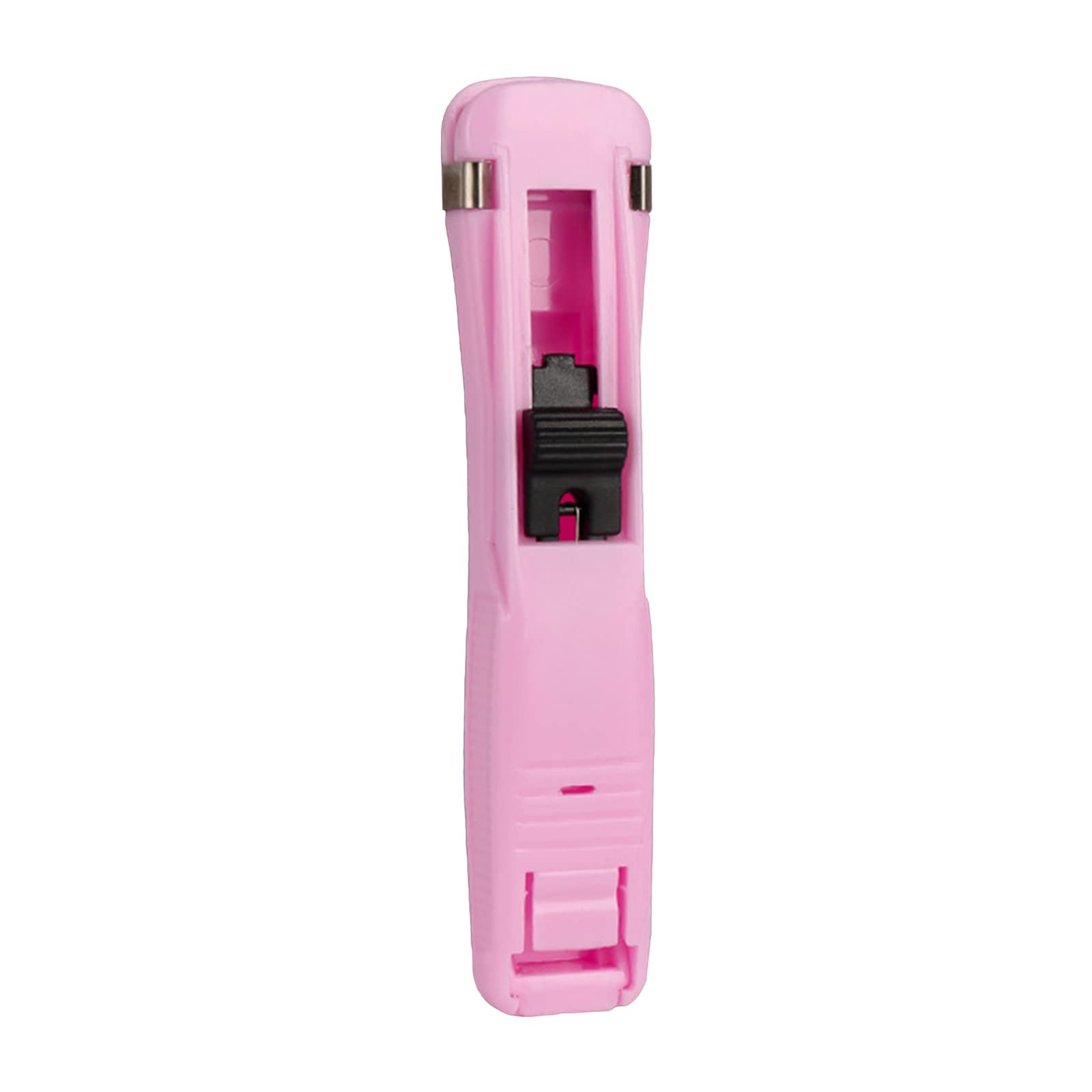 Distributori di clip a vongole Cucitrice per forniture scolastiche per ufficio Pinzatrice a morsetto Dispenser di clip di carta Cucitrice da scrivania per studenti Dispenser di