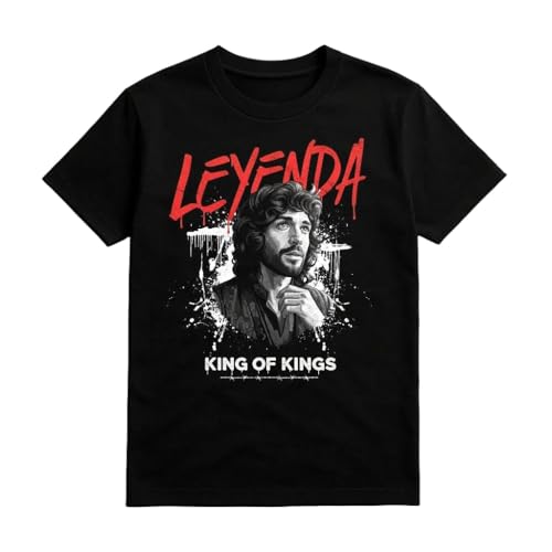 El Perro Sxnchxz Camiseta Camarón de Isla Leyenda (FR/ES, Letras, S, Regular, Regular, Negra)