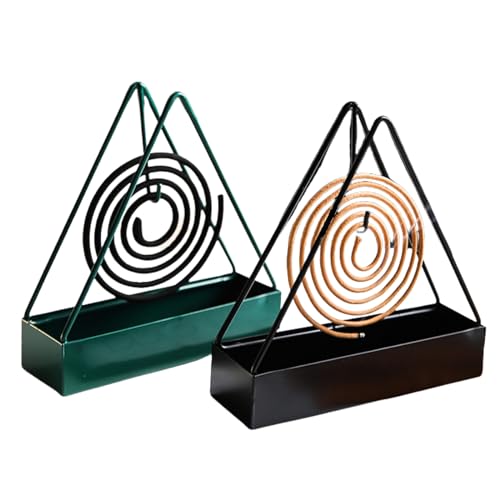 Espiral Antimosquitos Apoyo,2pcs Soporte Bobina Mosquito,Porta Incienso En Espiral,Soporte Espiral Mosquitos,Estuche Bobina Mosquito,Incienso Mosquito Coil Holder,Soporte Ceniza de Incienso